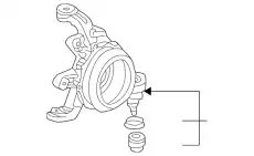 Кулак поворотный HONDA 52210S2A010