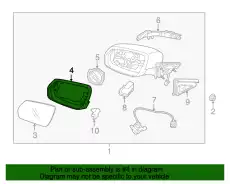 крышка зеркала двери 87625B1500 HYUNDAI