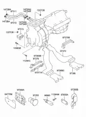 шланг системы охлаждения 973222D100 HYUNDAI