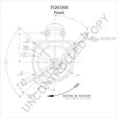 Стартер PRESTOLITE ELECTRI 35263300