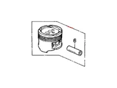 ПОРШЕНЬ 13010P30G00 HONDA