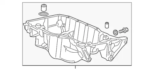 Поддон картера двигателя HONDA 112005A2A00