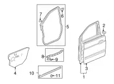 НАКЛАДКА 72410SHJA11 HONDA
