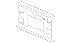 НАКЛАДКА НОМЕРА 71180TK8A00 HONDA