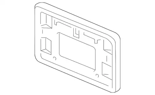 НАКЛАДКА НОМЕРА 71180TK8A00 HONDA