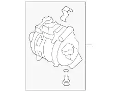 КОМПРЕССОР КОНДИЦИОНЕРА 38810R40A01 HONDA