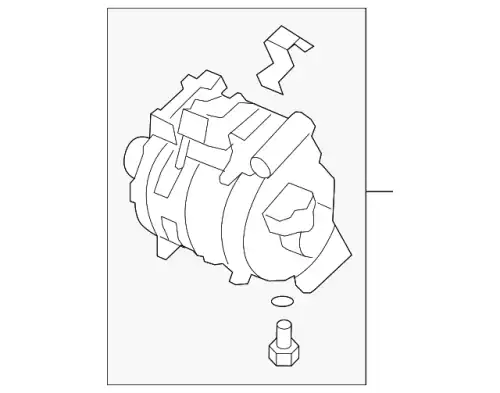 КОМПРЕССОР КОНДИЦИОНЕРА 38810R40A01 HONDA