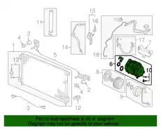КОМПРЕССОР КОНДИЦИОНЕРА 38810RAAA01 HONDA