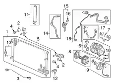 КОМПРЕССОР КОНДИЦИОНЕРА 38810RAAA01 HONDA