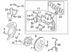 шланг тормозной системы 58732F2000 HYUNDAI
