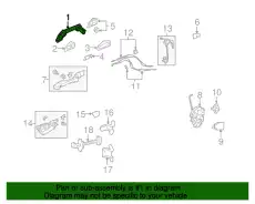 Ручка двери HONDA 72181TA5A11