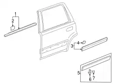 МОЛДИНГ 72910S9A003 HONDA
