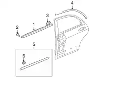 МОЛДИНГ 72950SDAA02 HONDA