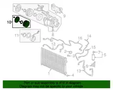 МУФТА КОМПРЕССОРА КОНДИЦИОНЕРА 38900PND006 HONDA