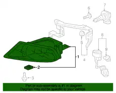 Противотуманки 33901SHJA01 HONDA
