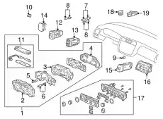  ЛАМПА ПАНЕЛИ ПРИБОРОВ 78181S84A02 HONDA