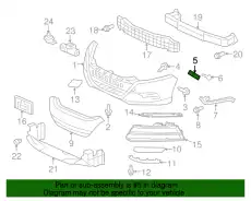  71193TM8A01 HONDA ФИКСАТОР БАМПЕРА 71193TM8A01 71193TM8A01