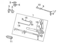 Рулевой наконечник HONDA 53546-S3V-A02