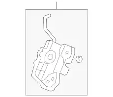 72650SWAA01 LATCH ASSY-, L- RR- HONDA