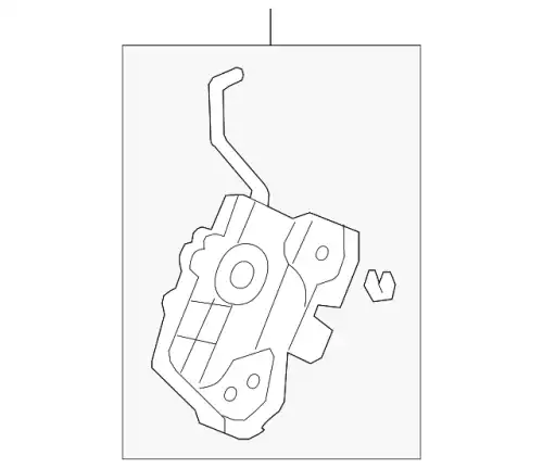 72650SWAA01 LATCH ASSY-, L- RR- HONDA