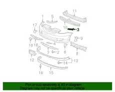 КРОНШТЕЙН ПЕРЕДНЕГО БАМПЕРА (71193-SLN-A01) HONDA