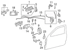  КЛИПСА 72134SM1003 HONDA