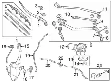 Щетка стеклоочистителя 76630SHJA01 HONDA