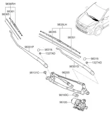 Щетка стеклоочистителя 98351F8000 KIA