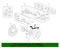 Тормозной шланг 01466SCVA00 HONDA