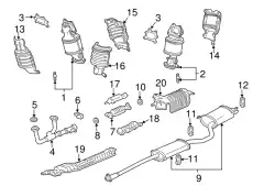 Кронштейн подвески глушителя 18215STXA01 HONDA