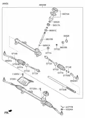 Рулевой наконечник KIA 56825D3500