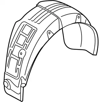 Подкрылок MOBIS 86822-C1500