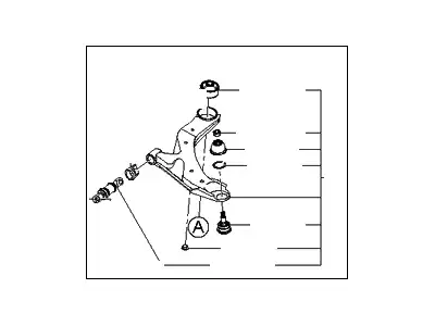 Рычаг подвески MOBIS 545012D002-DS