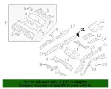 кузовной кронштейн крепления бампера 65728G9000 MOBIS