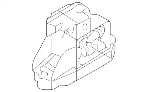 21830D3400 ПОДУШКА КПП TLE MOBIS