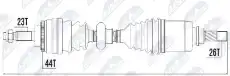 Полуось Рено NPW-RE-017 NTY