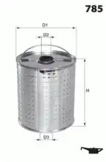 Масляный фильтр ELH4723 MECAFILTER