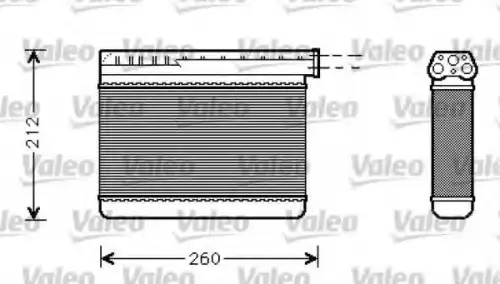 Радиатор печки VALEO 812240