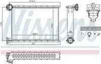 Радиатор печки NISSENS 707079