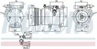 890686 КОМПРЕССОР АРТ.92352018, СТРАНА ВВОЗА - ПОЛЬША NISSENS