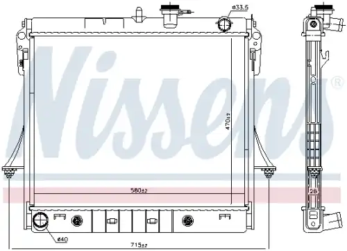 Деталь 606649 NISSENS