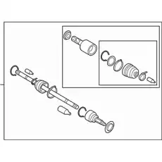 ПРИВОД В СБОРЕ 28421AJ021 SUBARU
