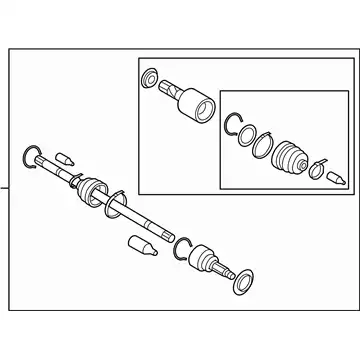 ПРИВОД В СБОРЕ 28421AJ021 SUBARU