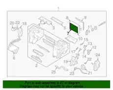 Испаритель кондиционера SUBARU 73523FE012