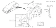 Подкрылок SUBARU 59110FL040