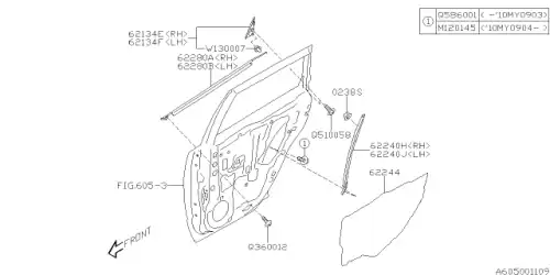 Покрытие 62134SC011 SUBARU
