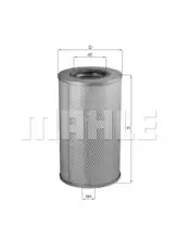 Фильтр воздушный MAHLE LX 655