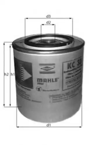 Топливный фильтр MAHLE KC 33