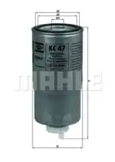 Топливный фильтр MAHLE KC 47