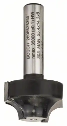 Фреза профиль E Std S8/R6,3/D25,4/L14 2608628355 BOSCH